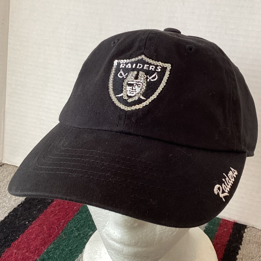 NFL Raiders Black Hat Womens